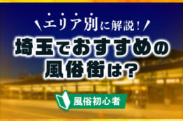 埼玉の有名風俗街おすすめ9選！人気エリアの魅力や特徴を解説